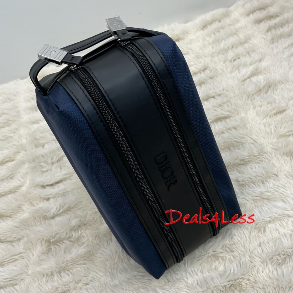 Dior Pouch Toiletry Case Cosmetic Bag Travel Holdall NEW - Picture 9 of 10